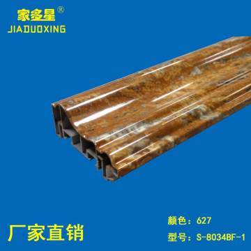 【家多星品牌工廠直銷鋁合金電視背景墻腰線室內裝修用客廳墻腰線仿大理石紋S-8034BF-1】佛山市南海景格五金建材廠 - 產品庫